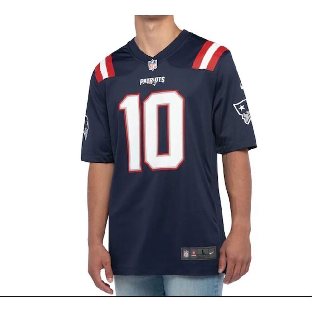 🏈 New England Patriots Nike Mac Jones Youth Jersey Size Medium New